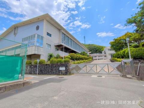 西尾市立幡豆中学校:2100m