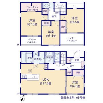 リーブルガーデン豊田市本町 間取り1