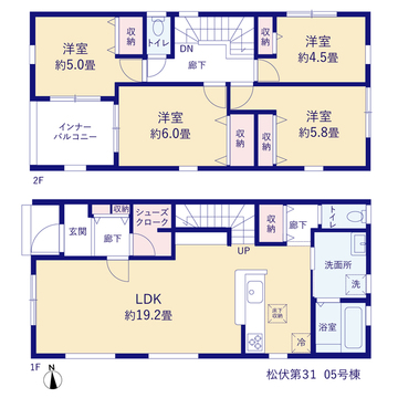 リーブルガーデン松伏第３１ 間取り9