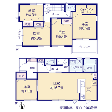 リーブルガーデン東浦町緒川天白 間取り1