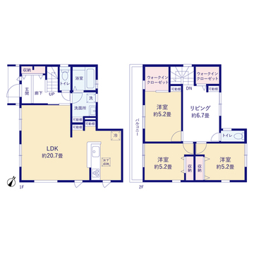 リーブルガーデン日立市田尻町６期 間取り7