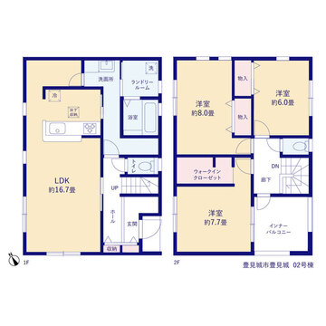 リーブルガーデン豊見城市豊見城 間取り3