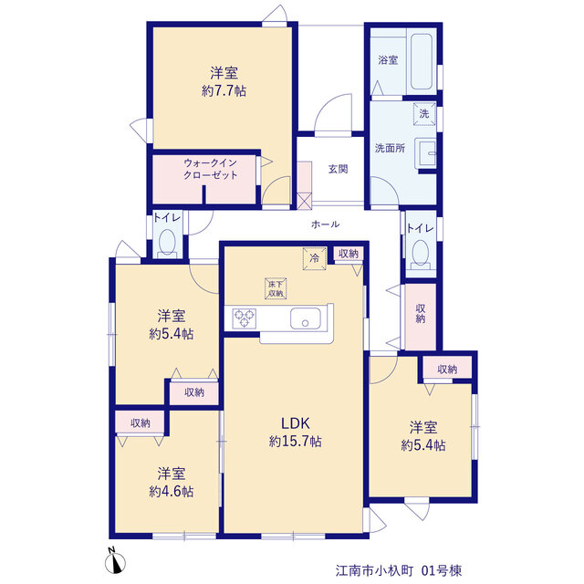 リーブルガーデン江南市小杁町の画像2