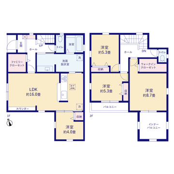 リーブルガーデン姫路市東山4期 間取り5