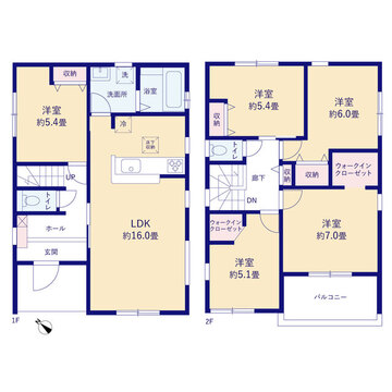 リーブルガーデン沼津市東間門 間取り1