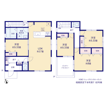 リーブルガーデン相模原宮下本町第7 間取り3