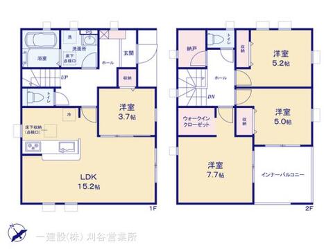 リーブルガーデン西尾市亀沢町第2 間取り1