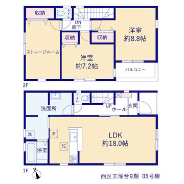 リーブルガーデン西区王塚台９期 間取り9