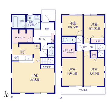 リーブルガーデン八王子上壱分方町第18 間取り9