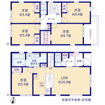 リーブルガーデン弥富市平島東 間取り1