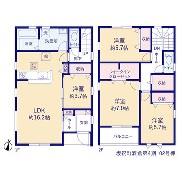 リーブルガーデン坂祝町酒倉第4期 間取り3