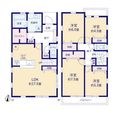 リーブルガーデン藤沢市葛原第2 間取り1