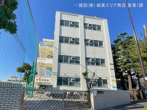 江戸川区立上一色中学校：300m