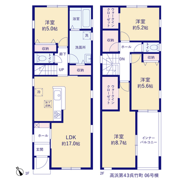 リーブルガーデン高浜第43呉竹町 間取り11