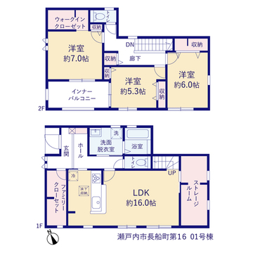 リーブルガーデン瀬戸内市長船町第１６ 間取り1