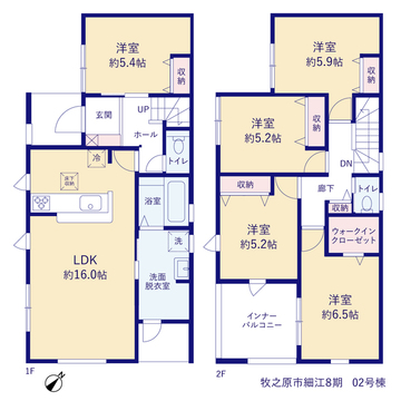 リーブルガーデン牧之原市細江8期 間取り3