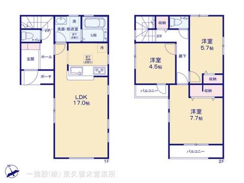 リーブルガーデン前沢５丁目第３ 間取り1