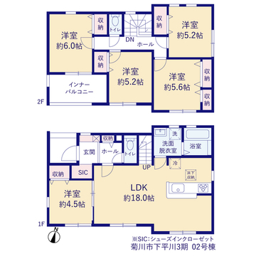 リーブルガーデン菊川市下平川3期 間取り3