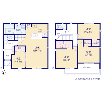 リーブルガーデン高浜市湯山町第５ 間取り5
