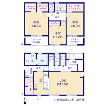 リーブルガーデン川西町結崎22期 間取り9