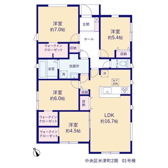 リーブルガーデン中央区米津町２期の画像2