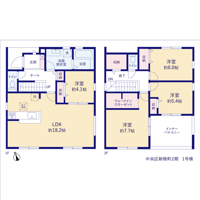 リーブルガーデン中央区新橋町２期の画像2