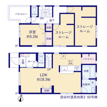 リーブルガーデン読谷村渡具知第2 間取り3
