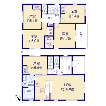 リーブルガーデン東海市名和町二反表第2 間取り1
