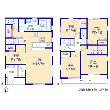 リーブルガーデン碧南市池下町 間取り3