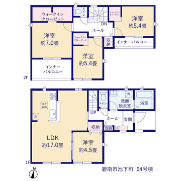 リーブルガーデン碧南市池下町 間取り7