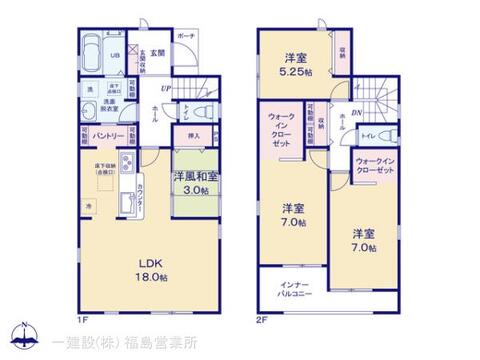 リーブルガーデン東浜町第5 間取り1