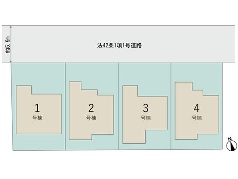 リーブルガーデン中央区川戸町第2 間取り6