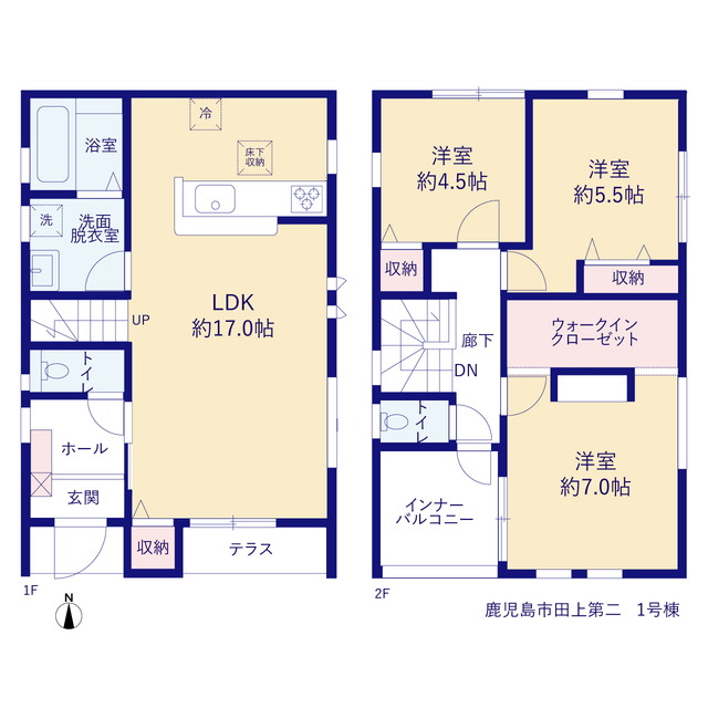 リーブルガーデン鹿児島市田上第二の画像2