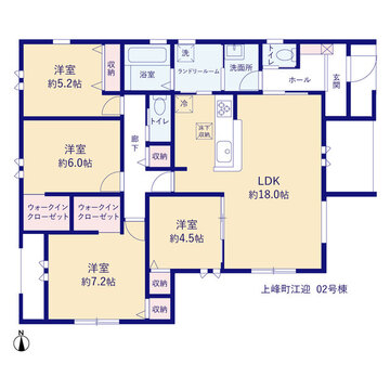 リーブルガーデン上峰町江迎 間取り3