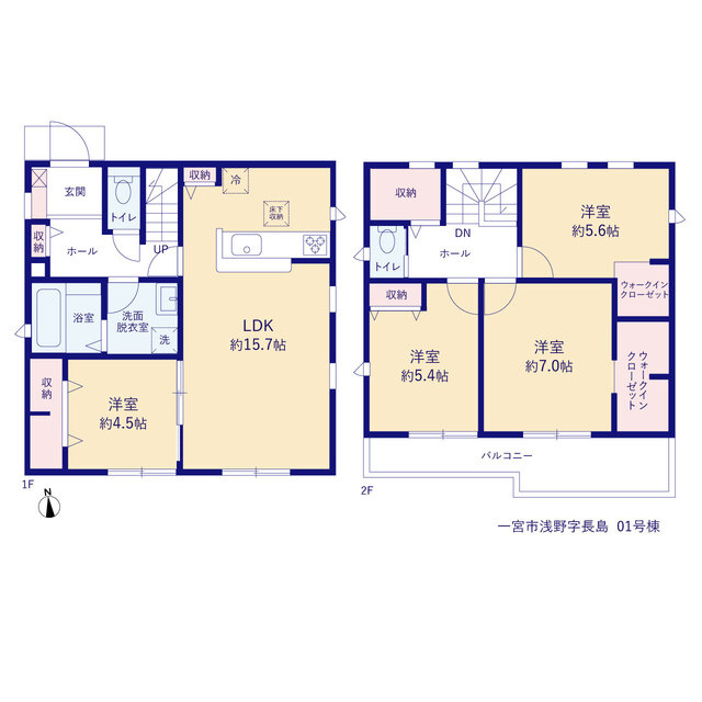 リーブルガーデン一宮市浅野字長島の画像2