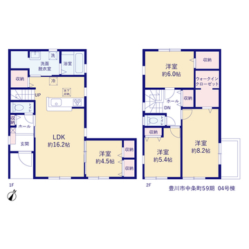 リーブルガーデン豊川市中条町59期 間取り7
