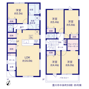 リーブルガーデン豊川市中条町59期 間取り9