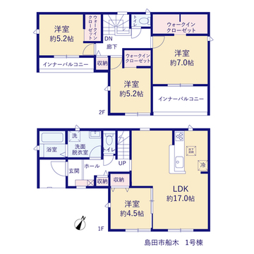 リーブルガーデン島田市船木 間取り1