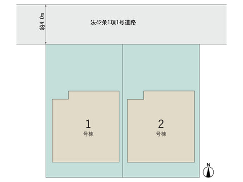 リーブルガーデン姫路市大津区長松4期 間取り2