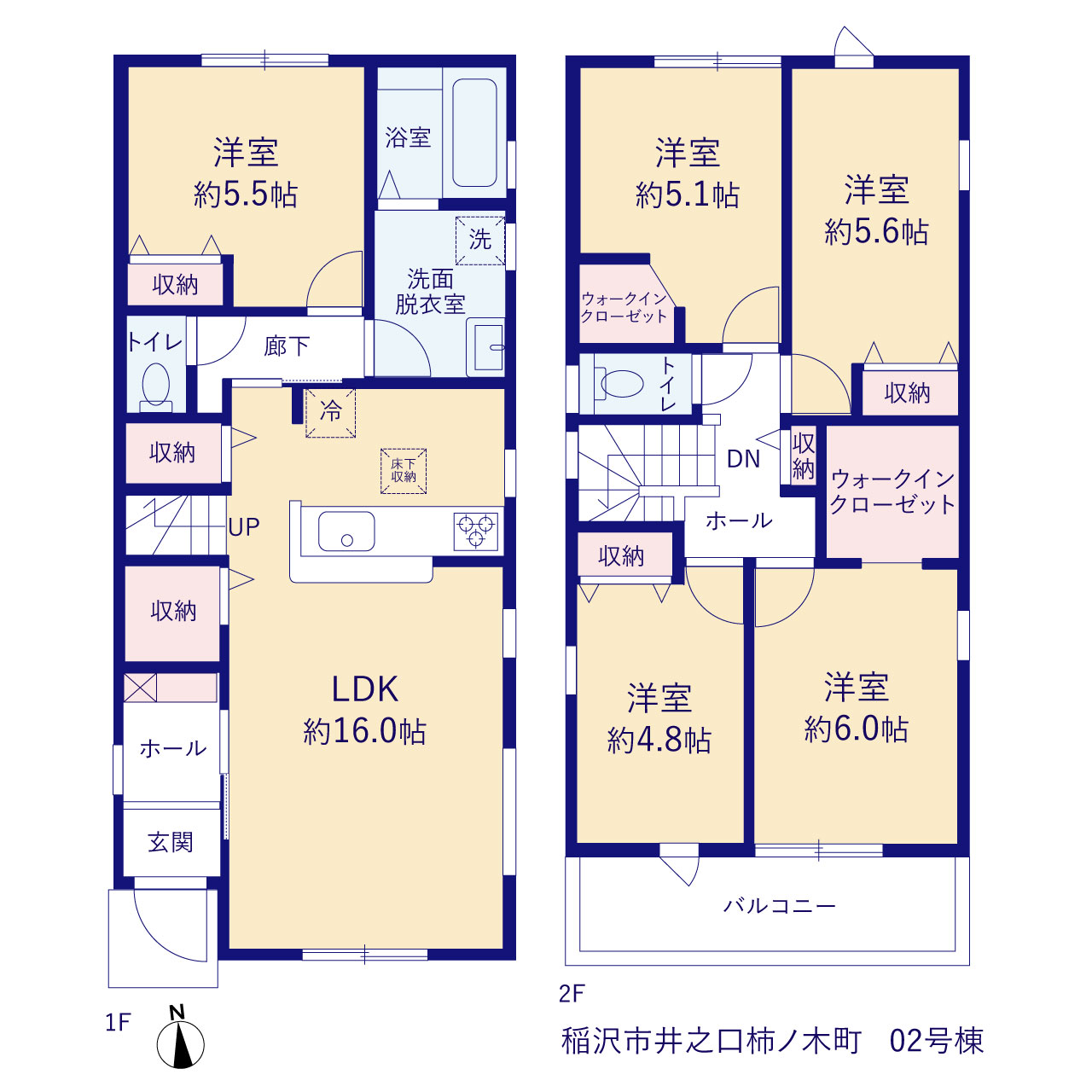 リーブルガーデン稲沢市井之口柿ノ木町の画像2