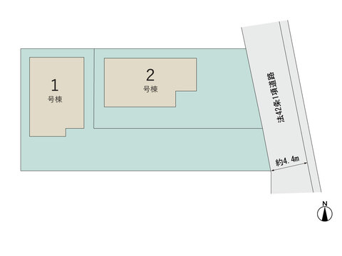 リーブルガーデン東浜町第6 間取り2