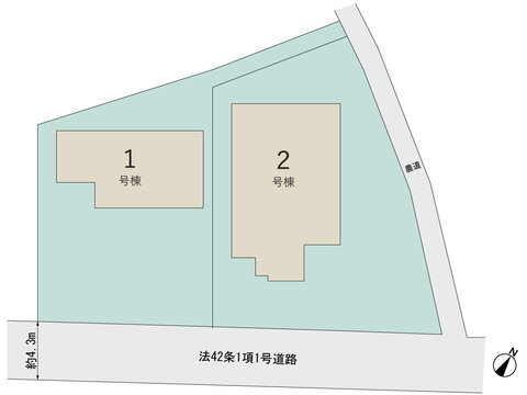 リーブルガーデン高松市香川町大野第二 間取り2