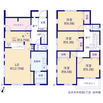 リーブルガーデン志木市中宗岡1丁目 間取り13