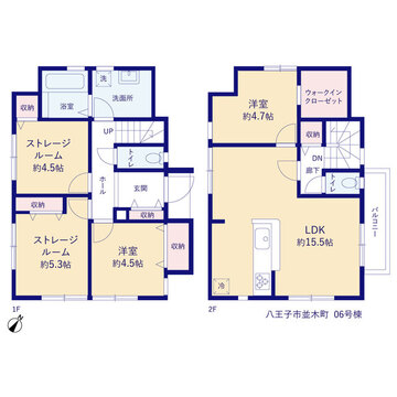 リーブルガーデン八王子市並木町 間取り11
