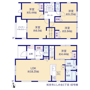 リーブルガーデン知多市にしの台１丁目 間取り3