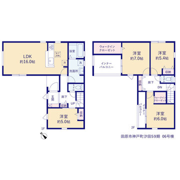 リーブルガーデン田原市神戸町汐田59期 間取り11