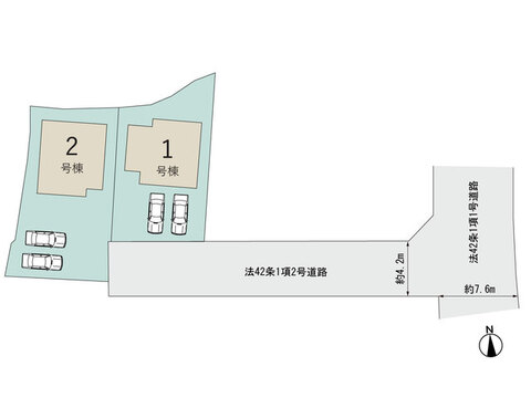 リーブルガーデン斑鳩町法隆寺2丁目 間取り2