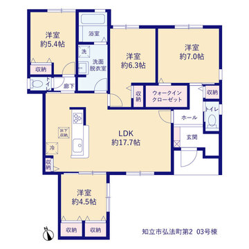 リーブルガーデン知立市弘法町第2 間取り5