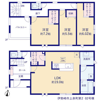リーブルガーデン伊勢崎市上泉町第2 間取り3