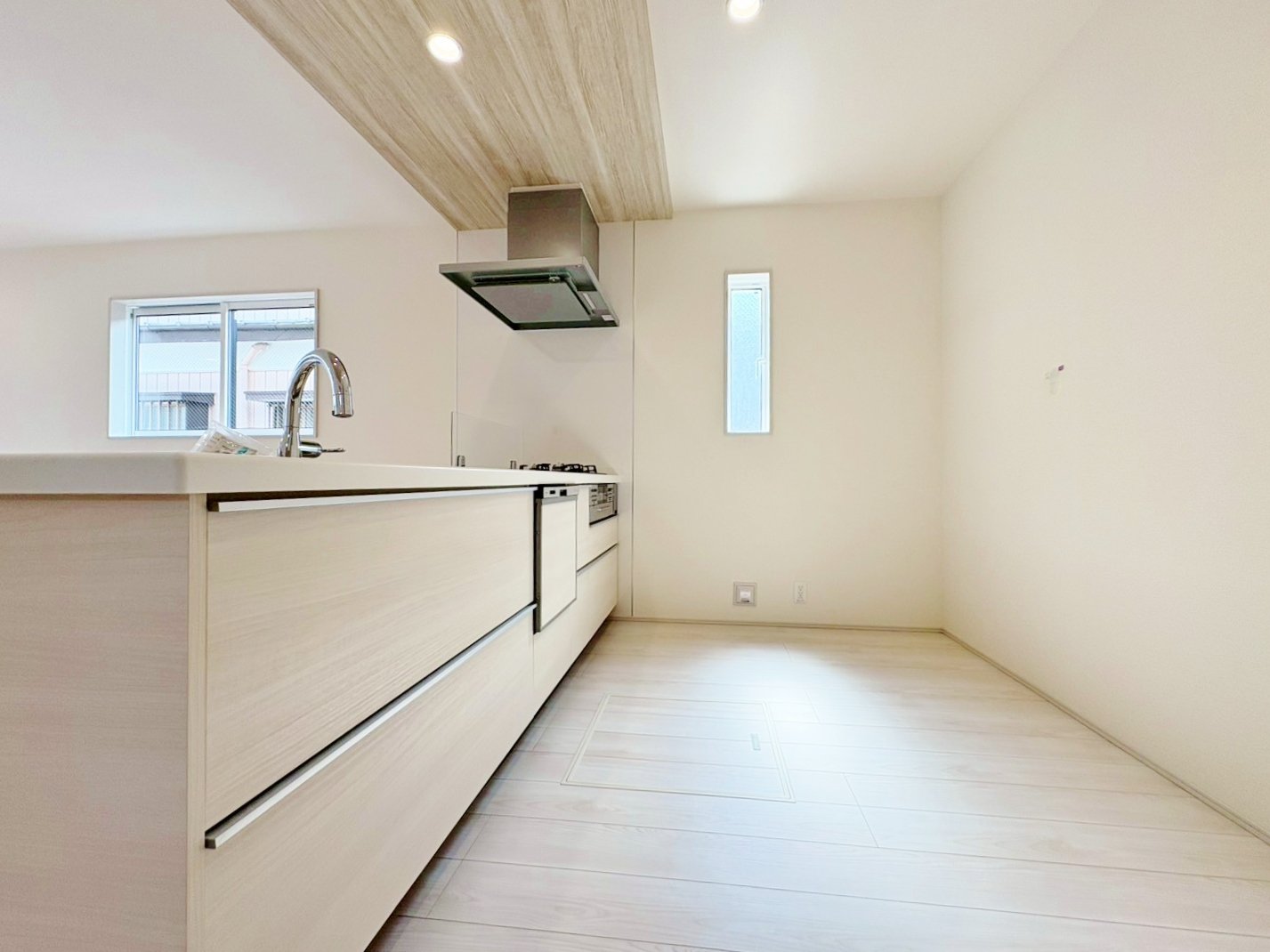 水回りをまとめた家事ラク設計。